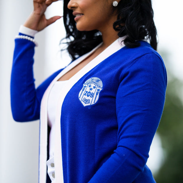 ZPHIB Long Blue Cardigan