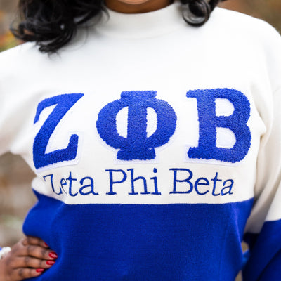 ZPhiB Color Block sweater