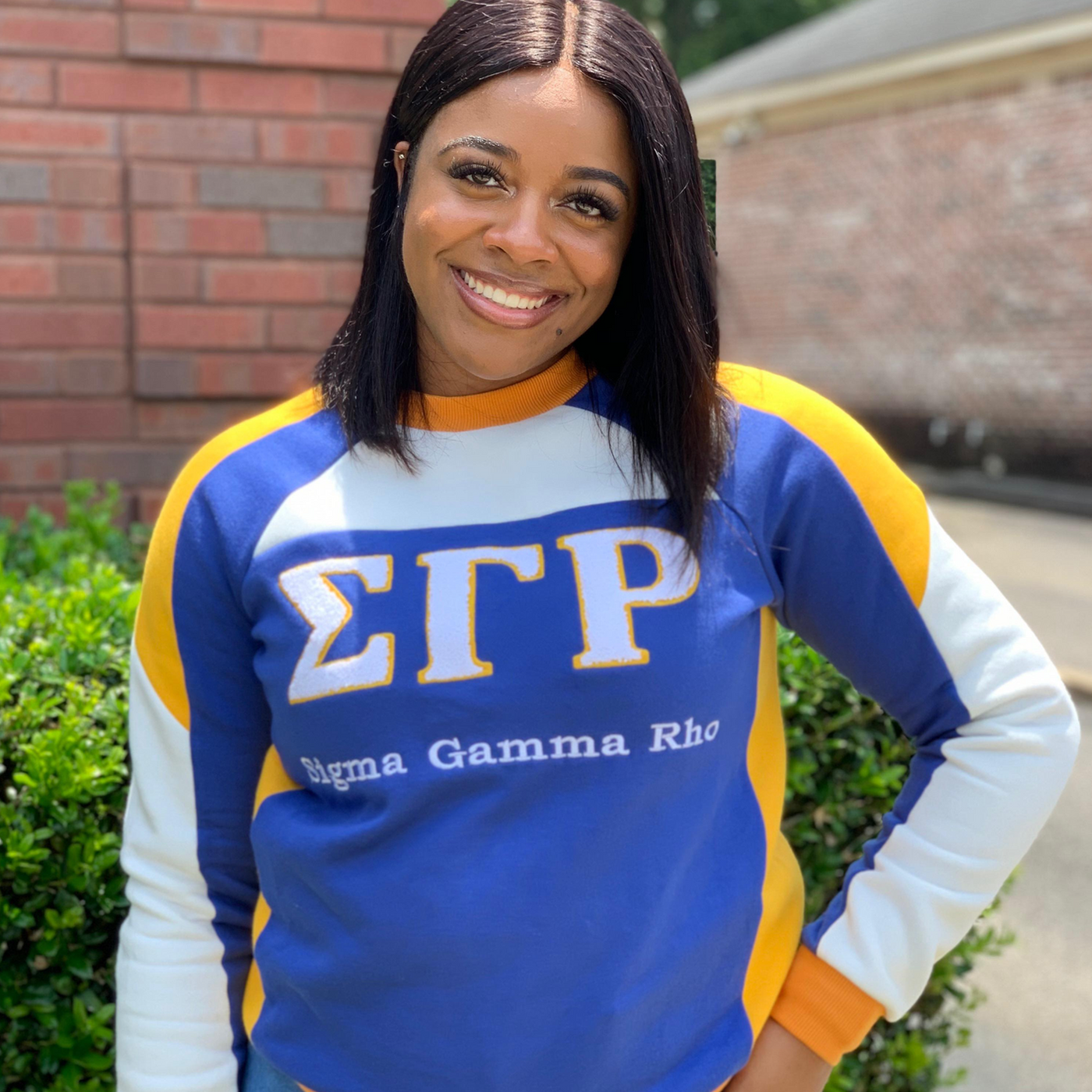 SGRHO Retro Color Block Crewneck