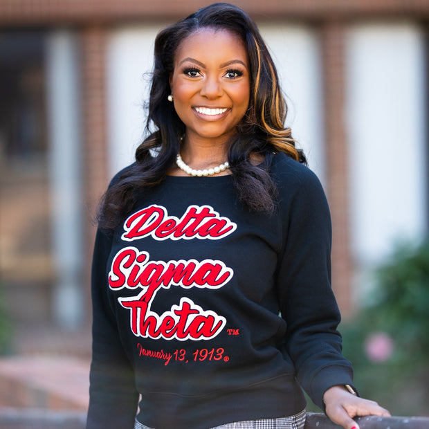 DST Black Script Sweatshirt