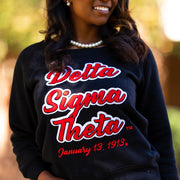 DST Black Script Sweatshirt