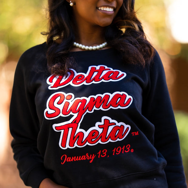 DST Black Script Sweatshirt