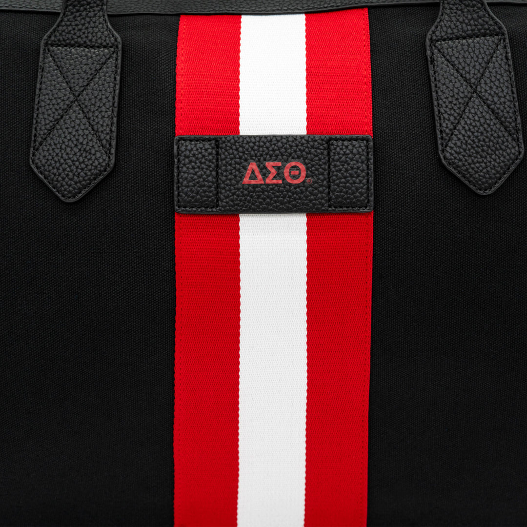 Black DST Canvas Duffle Bag – Fashionably Greek