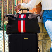 Black DST Canvas Duffle Bag
