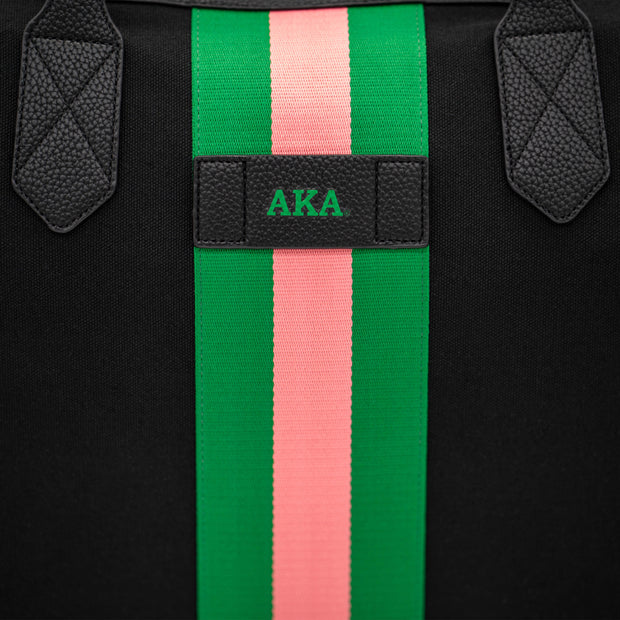 Black AKA  Canvas Duffle Bag