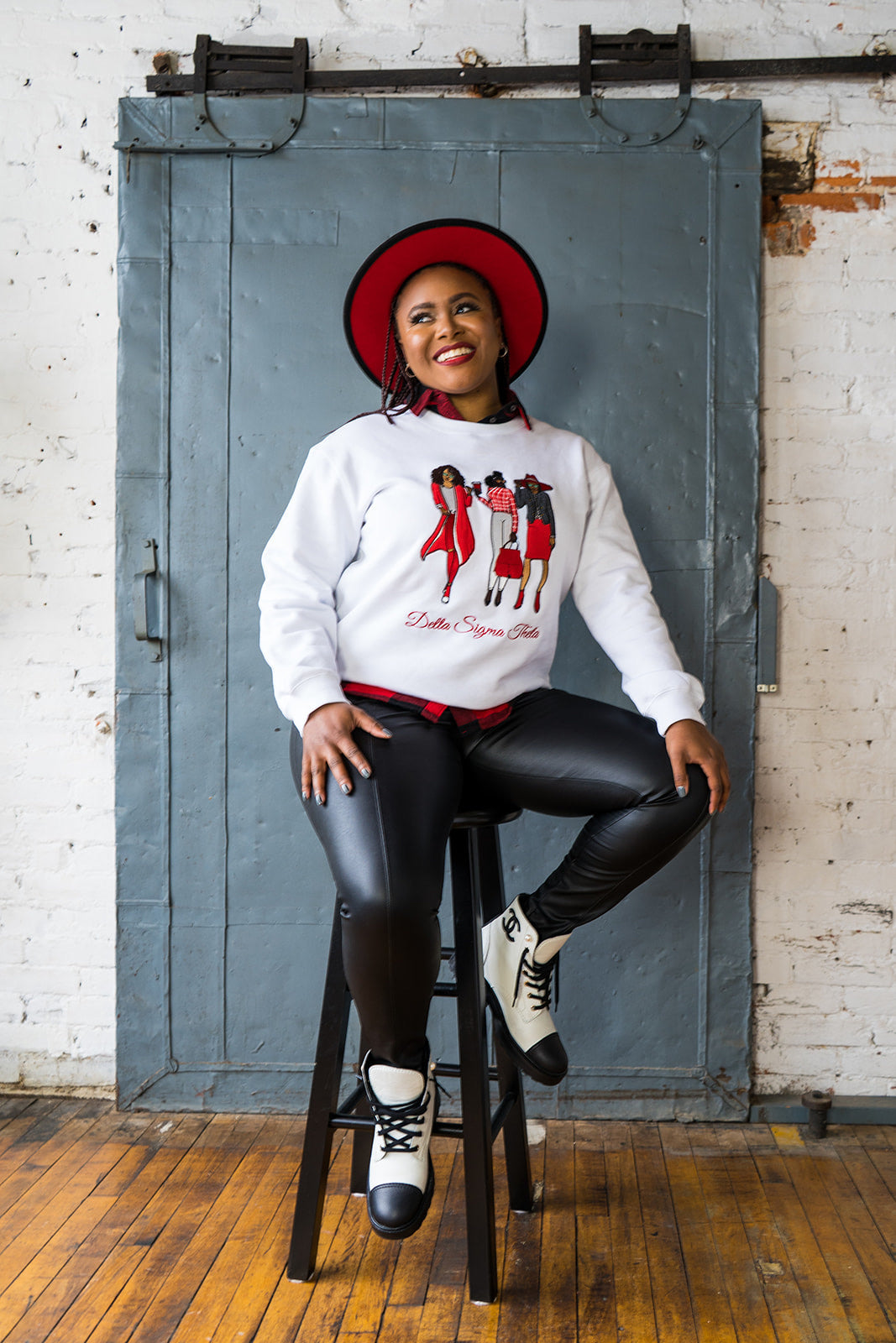 Sister Sister Sweatshirt Fashionably Greek