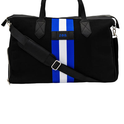 Black Zeta Canvas Duffle Bag