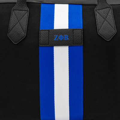 Black Zeta Canvas Duffle Bag