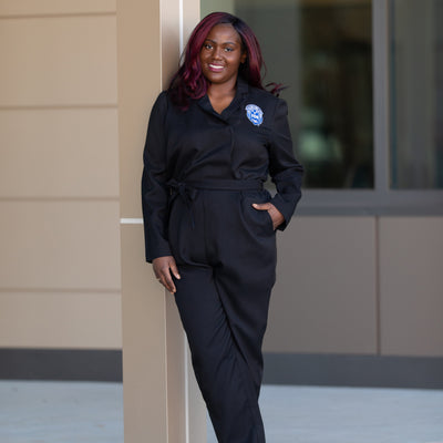 Zeta Black Jumpsuit